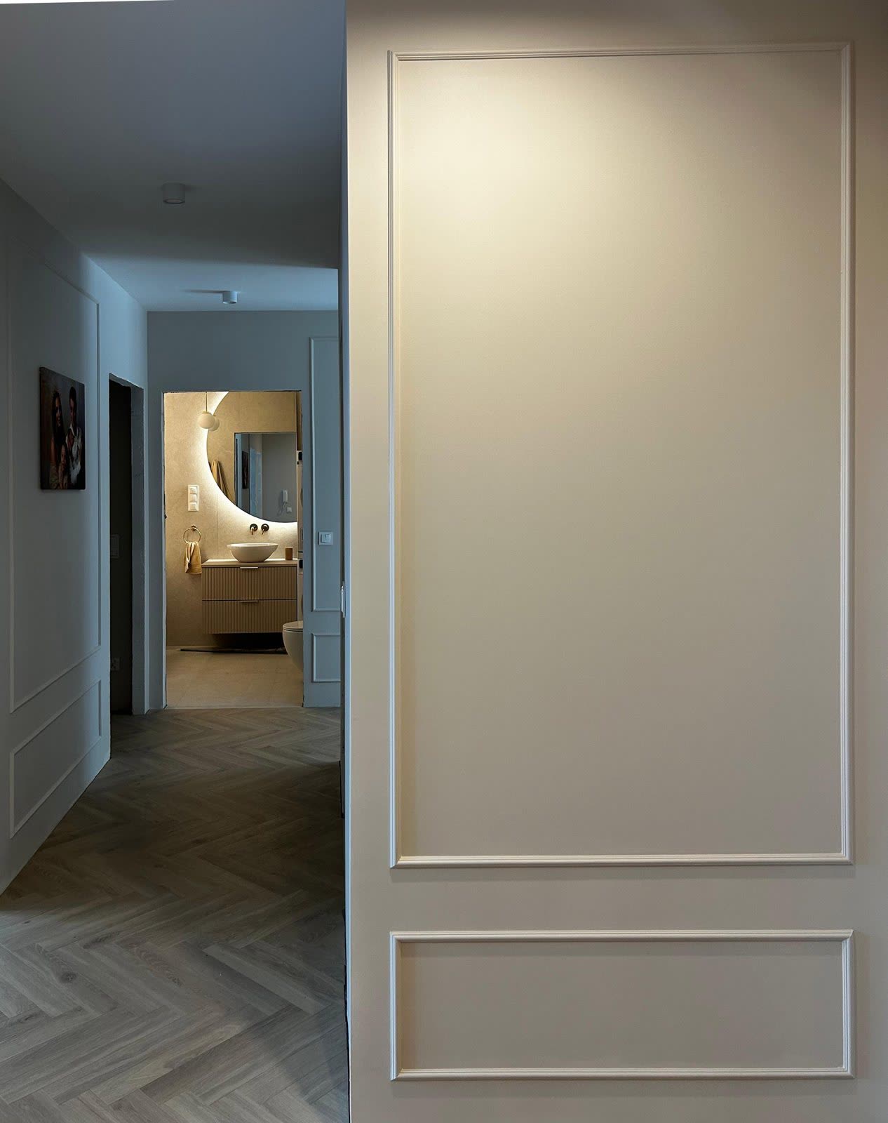 Przedpokój i garderoba, realizacja WIZJA Interior Design Studio